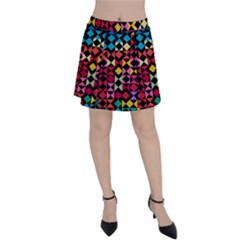 Colorful Rhombus And Triangles                                Panel Skirt by LalyLauraFLM