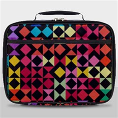 Colorful Rhombus And Triangles                           Full Print Lunch Bag