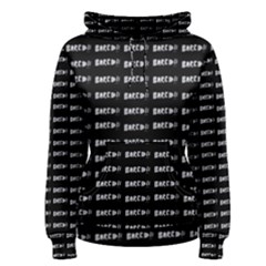 Bored Comic Style Word Pattern Women s Pullover Hoodie by dflcprints