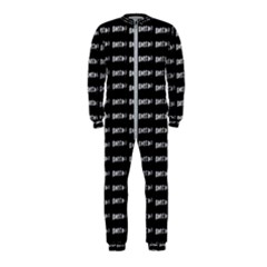 Bored Comic Style Word Pattern Onepiece Jumpsuit (kids) by dflcprints