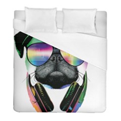 Dj Pug Cool Dog Duvet Cover (full/ Double Size) by alexamerch