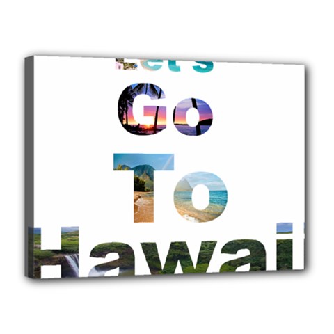 Hawaii Canvas 16  X 12  by Howtobead