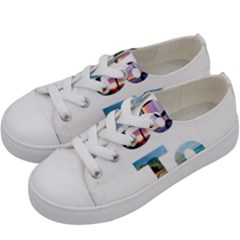 Hawaii Kids  Low Top Canvas Sneakers by Howtobead