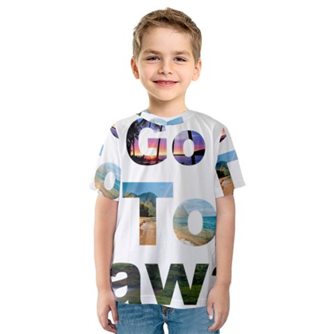 Hawaii Kids  Sport Mesh Tee by Howtobead