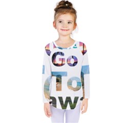 Hawaii Kids  Long Sleeve Tee