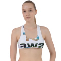 Hawaii Criss Cross Racerback Sports Bra