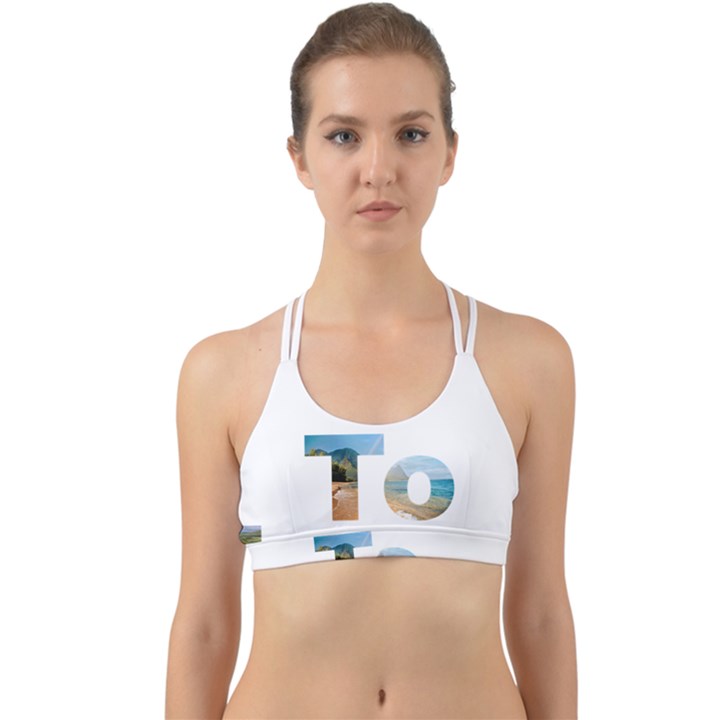 Hawaii Back Web Sports Bra