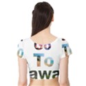 Hawaii Short Sleeve Crop Top View2