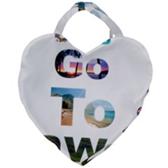 Hawaii Giant Heart Shaped Tote by Howtobead