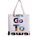 Hawaii Zipper Grocery Tote Bag View1