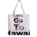 Hawaii Zipper Grocery Tote Bag View2