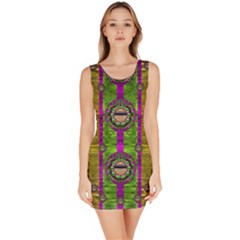 Sunset Love In The Rainbow Decorative Bodycon Dress by pepitasart