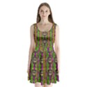 Sunset Love In The Rainbow Decorative Split Back Mini Dress  View1