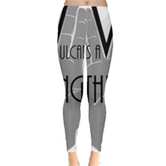 It s A Vulcan Thing Leggings  by Howtobead