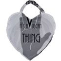 It s A Vulcan Thing Giant Heart Shaped Tote View2