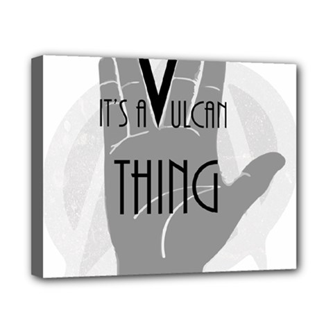 It s A Vulcan Thing Canvas 10  X 8  by Howtobead