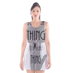 It s A Vulcan Thing Scoop Neck Skater Dress by Howtobead