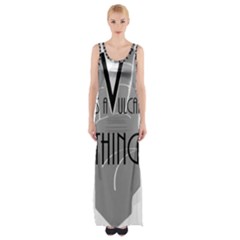 It s A Vulcan Thing Maxi Thigh Split Dress by Howtobead