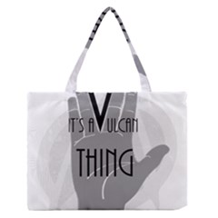 It s A Vulcan Thing Zipper Medium Tote Bag by Howtobead