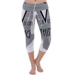 Vulcan Thing Capri Yoga Leggings by Howtobead