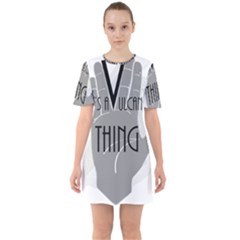 Vulcan Thing Sixties Short Sleeve Mini Dress by Howtobead