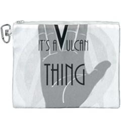 Vulcan Thing Canvas Cosmetic Bag (xxxl) by Howtobead