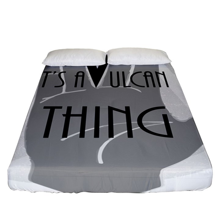 Vulcan Thing Fitted Sheet (King Size)