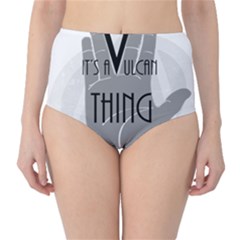 Vulcan Thing High-waist Bikini Bottoms by Howtobead