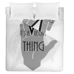 Vulcan Thing Duvet Cover Double Side (queen Size) by Howtobead