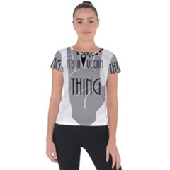 Vulcan Thing Short Sleeve Sports Top  by Howtobead