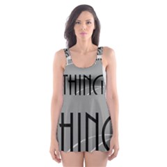 Vulcan Thing Skater Dress Swimsuit by Howtobead