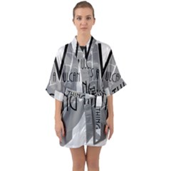 Vulcan Thing Quarter Sleeve Kimono Robe by Howtobead