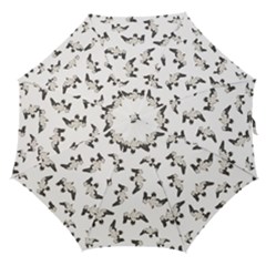 Birds Pattern Photo Collage Straight Umbrellas by dflcprints