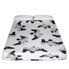 Birds Pattern Photo Collage Fitted Sheet (king Size) by dflcprints