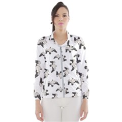 Birds Pattern Photo Collage Wind Breaker (women) by dflcprints