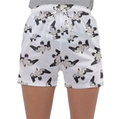 Birds Pattern Photo Collage Sleepwear Shorts by dflcprints