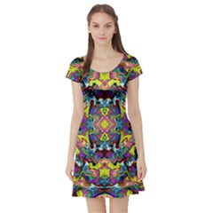 Pattern-12 Short Sleeve Skater Dress