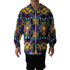 Pattern-12 Hooded Wind Breaker (kids)