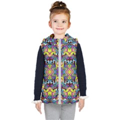 Pattern-12 Kid s Hooded Puffer Vest