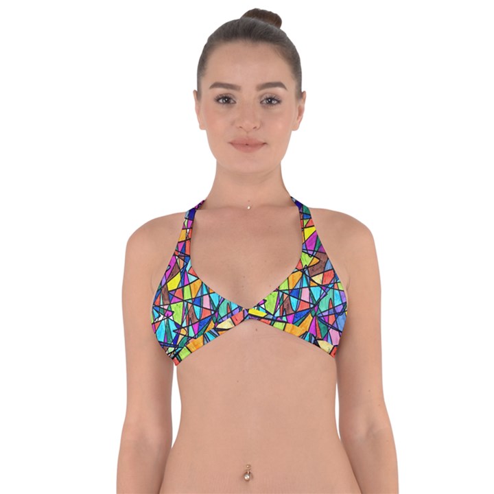 Pattern-13 Halter Neck Bikini Top