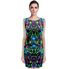 Pattern-14 Classic Sleeveless Midi Dress by ArtworkByPatrick