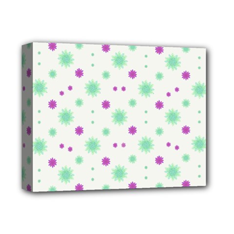 Stars Motif Multicolored Pattern Print Deluxe Canvas 14  X 11  by dflcprints