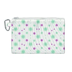 Stars Motif Multicolored Pattern Print Canvas Cosmetic Bag (large) by dflcprints