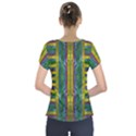 Summer Night After The Rain Decorative Short Sleeve Front Detail Top View2