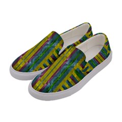 Summer Night After The Rain Decorative Women s Canvas Slip Ons by pepitasart