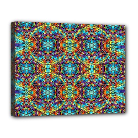 Pattern-16 Canvas 14  X 11  by ArtworkByPatrick