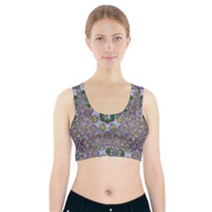 Summer Bloom In Floral Spring Time Sports Bra With Pocket by pepitasart