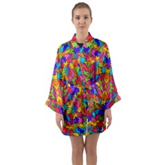 Artwork By Patrick-pattern-19 Long Sleeve Kimono Robe by ArtworkByPatrick