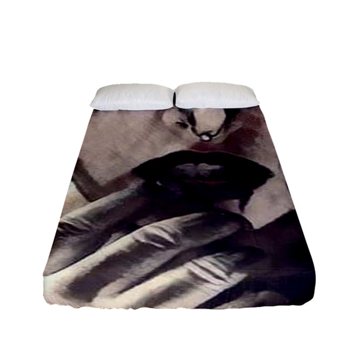 Femininely Badass Fitted Sheet (Full/ Double Size)