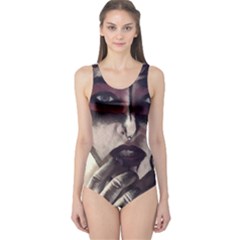 Femininely Badass One Piece Swimsuit by sirenstore